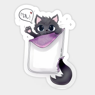 In my pocket there is a cat Sticker